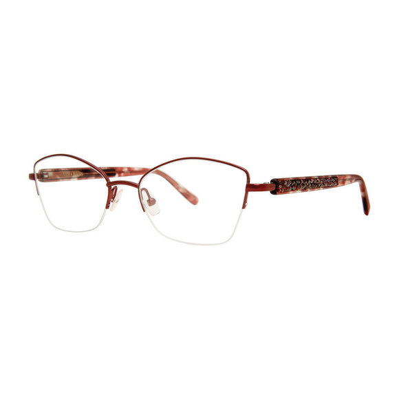 Vera Wang Isla Eyeglasses Eye Glasses Burgundy Authentic New 54mm Women